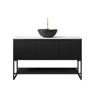 Tulio 48" Bathroom Vanity & Sink, Freestanding Storage Cabinet