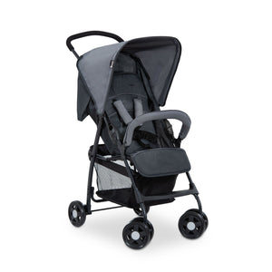 hauck Sport T13 Lightweight Compact Foldable Stroller Pushchair, Charcoal Stone