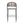 Outdoor Bar Height Metal Frame Counter Stools with Scallop-Shaped Backrest & Water-Resistant Cushions