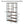 Extra Tall 8 Tier Staggered Etagere Bookcase With 8 Shelves Organizer For Living Room - Rustic Brown