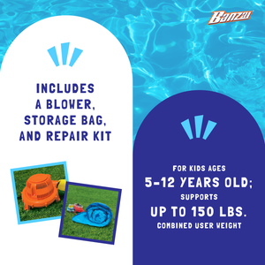 Banzai Outdoor Bounce House with Slide, Climbing Wall and 2 Sports Activities