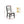 Dining Set With Round Table And 4 Upholstered Chairs - Black / Gray