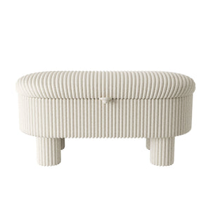 Storage Ottoman Upholstered Bench With Lift-Top Storage