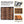 Interlocking Deck Tiles Striped Pattern, Square Acacia Hardwood Outdoor Flooring For Patio, Bancony, Pool Side