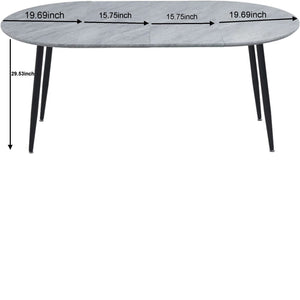 Extensible Table, Dining Table, Office Table, Coffee Table Metal Leg