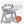 hauck Alpha High Chair Tray Table Compatible with Wooden Alpha+ and Beta+, Grey