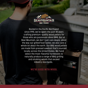 Bear Mountain BBQ All Natural Bourbon Craft Blend Wood Smoker Pellets, 20 Pounds
