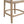 Modern Rubberwood Counter Stool Set With Upholstered Seats