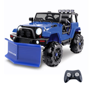 Snow Joe 24V Ride On Car Toy with Snow Plow Scoop and Parental Remote, 24V-SUV1