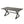 Rolando Outdoor Aluminum Dining Table with Steel Frame