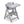 hauck Alpha+ Wooden High Chair with Tray and Safety Bar, Grey