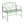 Sunnydaze Outdoor Garden Bench - Green