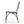 Outdoor Rattan and Aluminum French Armless Bistro Chairs Set - Navy Blue