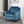 Blue Velvet Upholstered Club Chair