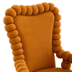 Puffy Bubble, Ball Chain Chair With Armrests For Dining Room (Set of 2)