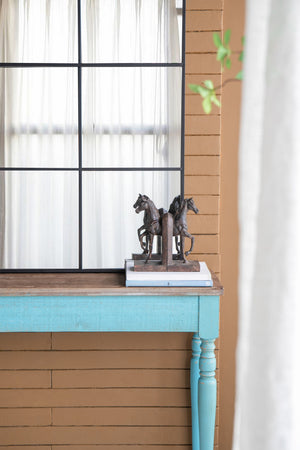 S/2 5x4x10.5' Trotting Horse Bookends