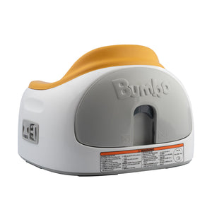 Bumbo Baby Toddler Soft Foam Multi Seat with Tray and Buckle Straps, Mimosa