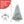 4FT Flocked Christmas Tree with Pine Cones and Snowy PVC Design