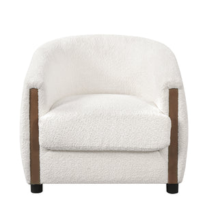 31.8" Modern Curved Barrel Accent Chair