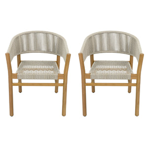 Outdoor Accent Chair Set 2 Person Seating Group