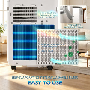 Portable Air Conditioner with Powerful Cooling and Multiple Modes