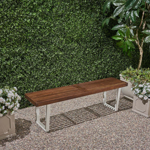 Intrinsic Outdoor Dining Bench With Slat Top