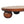 Solid Wood Central Ball Table, Chestnut