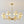 8-Light Rope and Fabric Shade Gold Chandelier
