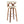 Gardenia - Mid Century Modern Fixed Height Barstool With Swivel With Round Footrest (Set of 2)