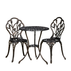 Nassau Cast 3 Piece Bistro Set