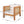 Outdoor Club Chair With Rope Arm And Cushions - Beige / Teak