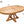 7-Piece Round Extendable Solid Wood Dining Table Set