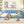 Modern Upholstered Platform Bed With USB Ports And LED Belt