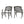 Luminea Outdoor Aluminum Dining Chair with Scroll Design, Bronze