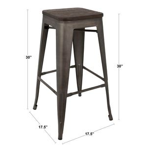 Oregon - Contemporary Barstool (Set of 2)
