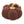 Pumpkin Ornament Decor For Holiday Harvest Festival Fall Festival & Thanksgiving (Set of 2) - Dark Brown