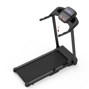 Foldable Treadmill 2.5Hp Electric Running Machine For Home - Black