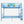 Bunk Bed, Convertible To 2 Separate Twin Size Beds With Full Length Guardrail & Ladder, No Box Spring Needed - Blue