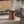Round Coffee Table - Sturdy Pedestal Wooden Tea Table for Living Room