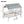 Twin Size Low Loft House Bed With Roof And 2 Front Windows - White