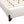 Queen Size Elegant Terry Upholstered Bed - White