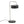 Puck - Contemporary Table Lamp - Nickel / Black