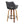 Mustang - Contemporary Fixed Height Counter Stool With Swivel With Round Footrest (Set of 2)