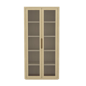 Rivington - Bookcase Cabinet With Glass Doors