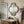 Quatrefoil Mirror with Large Beaded Metal Frame