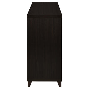 Nyler - 3 Drawer Rectangular TV Console - Cappuccino