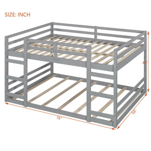 Solid Construction, Bunk Bed With Ladder