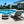 2 Pack Outdoor Inflatable Ottoman - Black/White Striped