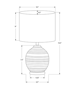 Lighting, Table Lamp, Ceramic, Transitional - Black