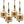 Iron Hanging Bell Set of 4 Decorative Ornaments with Durable Construction - Iron